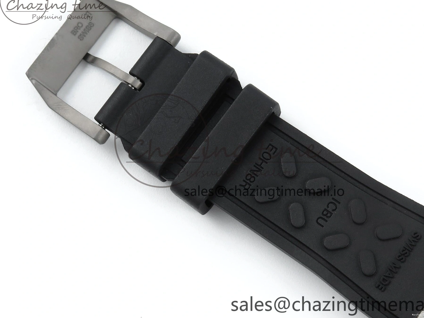 MIROTIME 0219 Pilot Top Gun IW326901 M+F 1:1 Best Edition Black Dial on Black Rubber Strap A SportInspired 6999